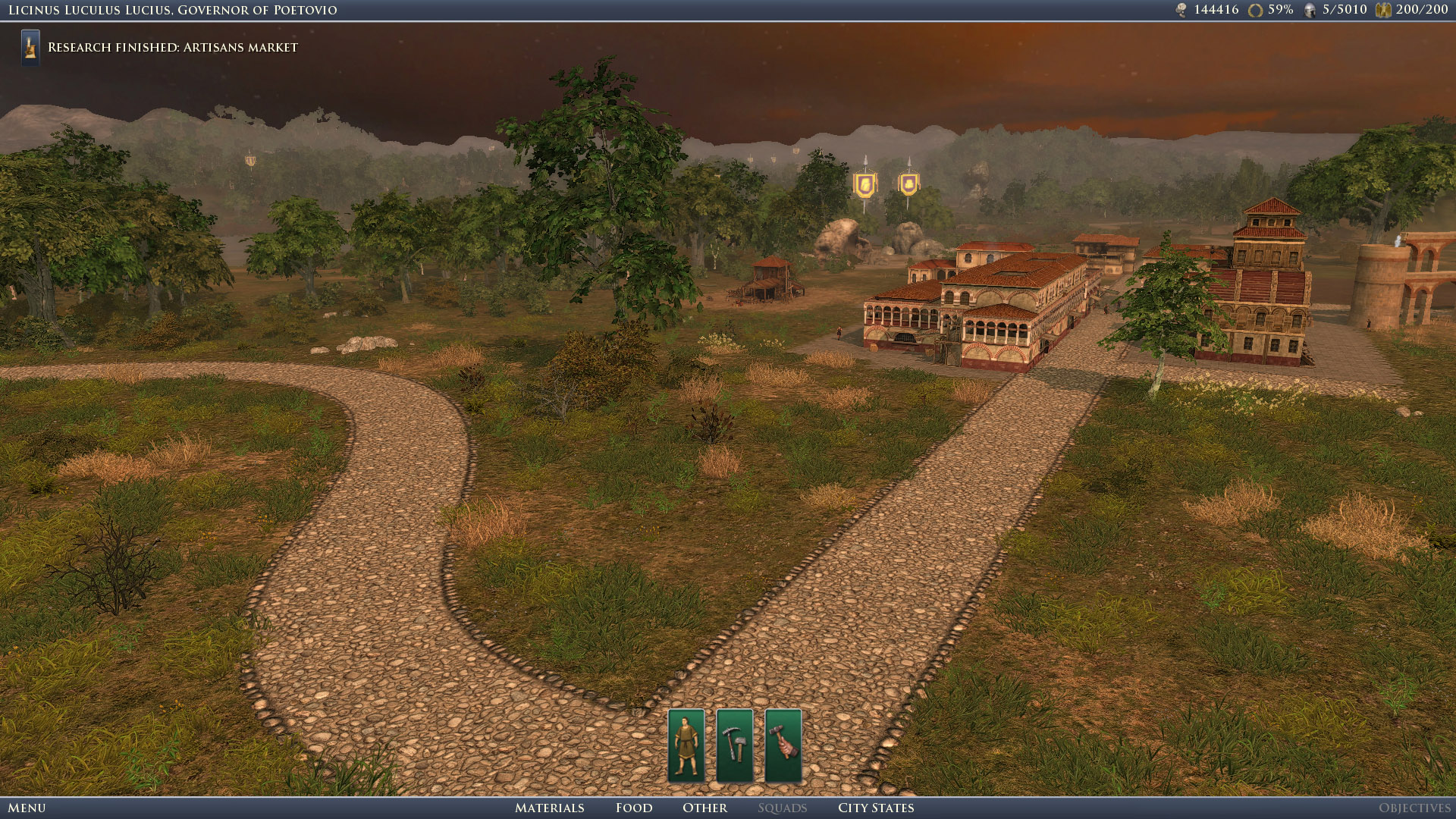 Grand Ages: Rome - Gold - Background 2