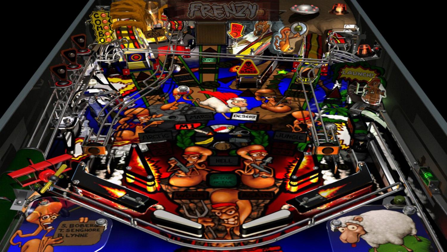 Worms Pinball