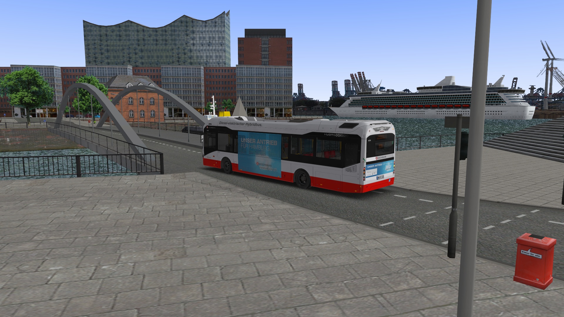 OMSI 2 Add-On HafenCity - Hamburg modern