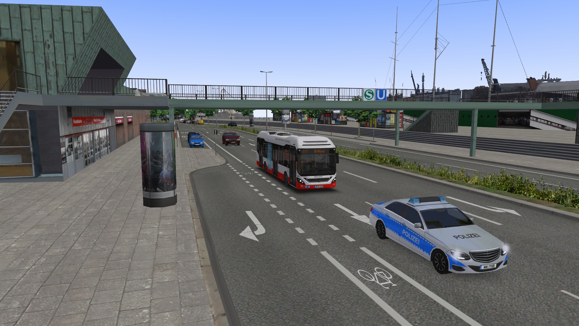 OMSI 2 Add-On HafenCity - Hamburg modern
