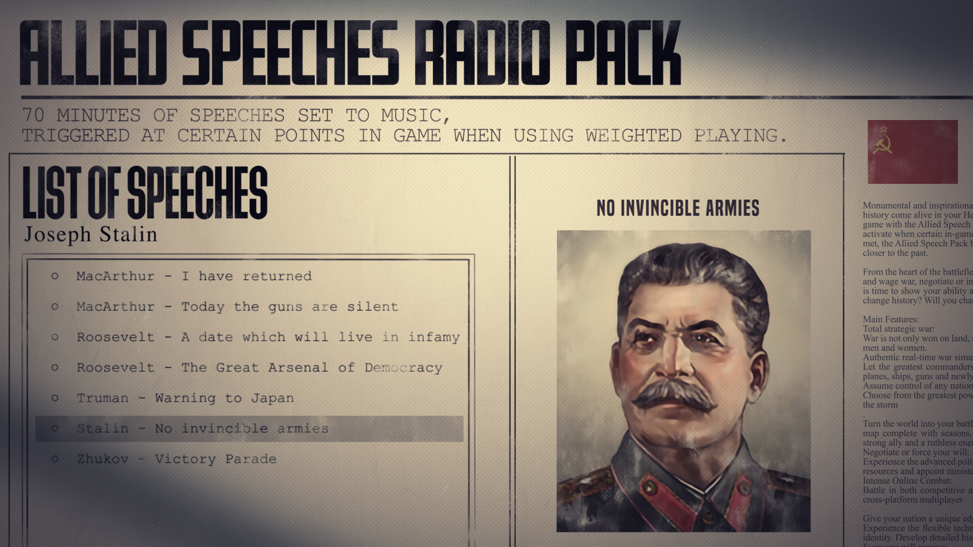 Hearts of Iron IV: Allied Speeches Pack - Background 2