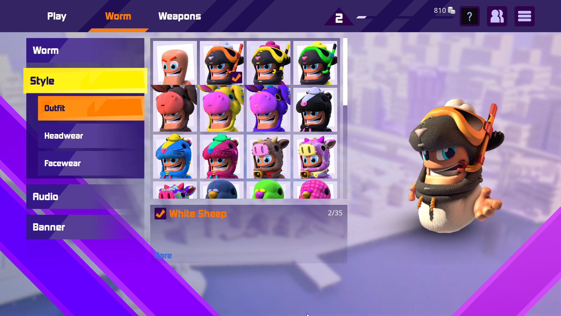 Worms Rumble - Legends Pack