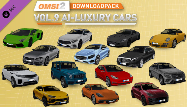 OMSI 2 Add-on Downloadpack Vol. 9 – KI-Luxusautos