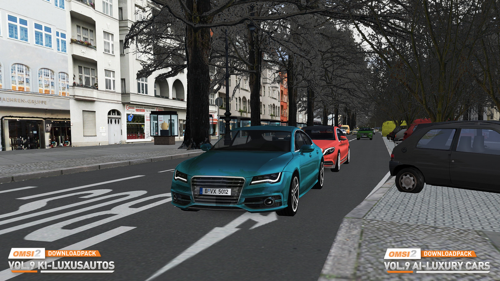 OMSI 2 Add-on Downloadpack Vol. 9 – KI-Luxusautos