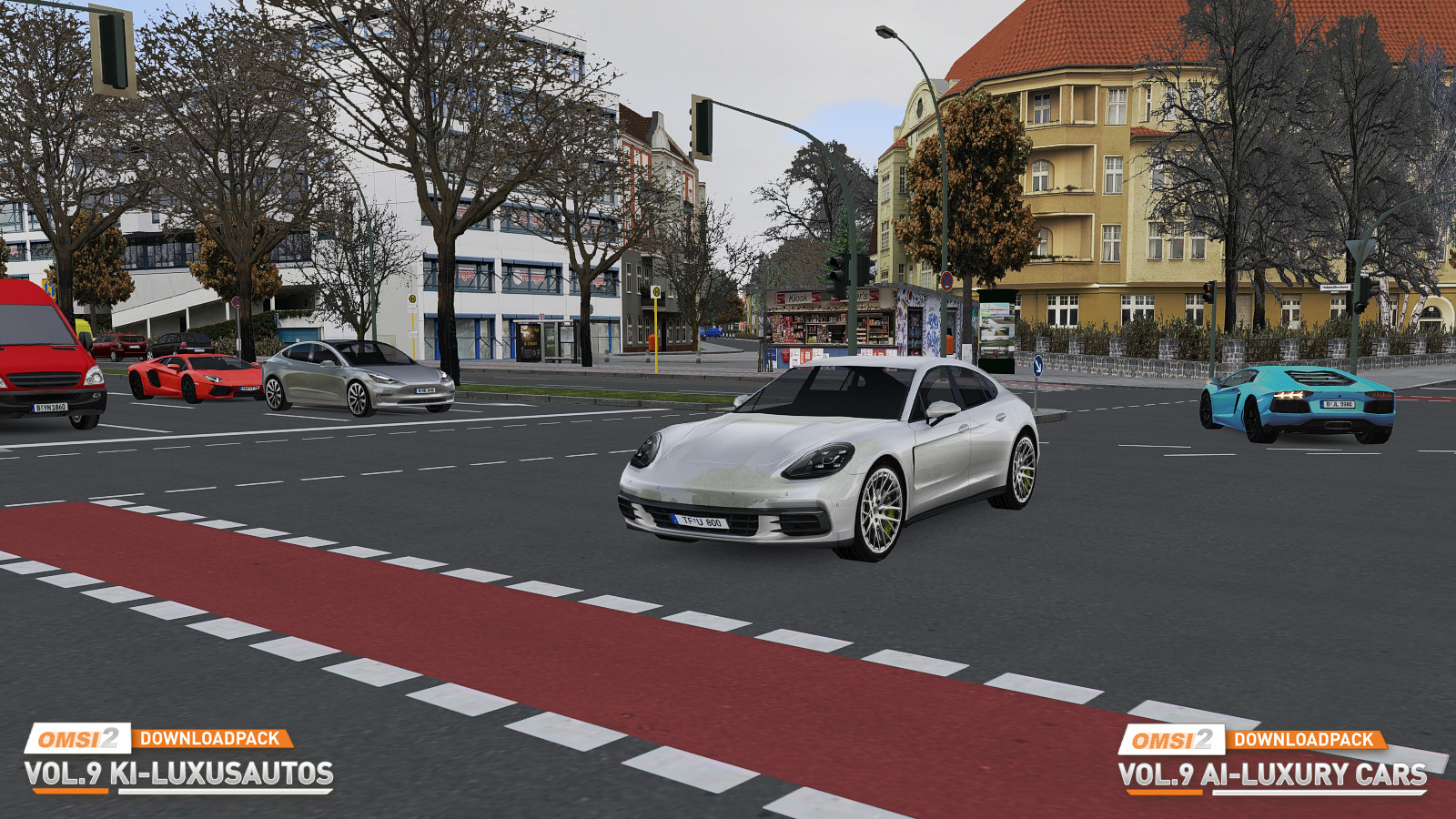 OMSI 2 Add-on Downloadpack Vol. 9 – KI-Luxusautos