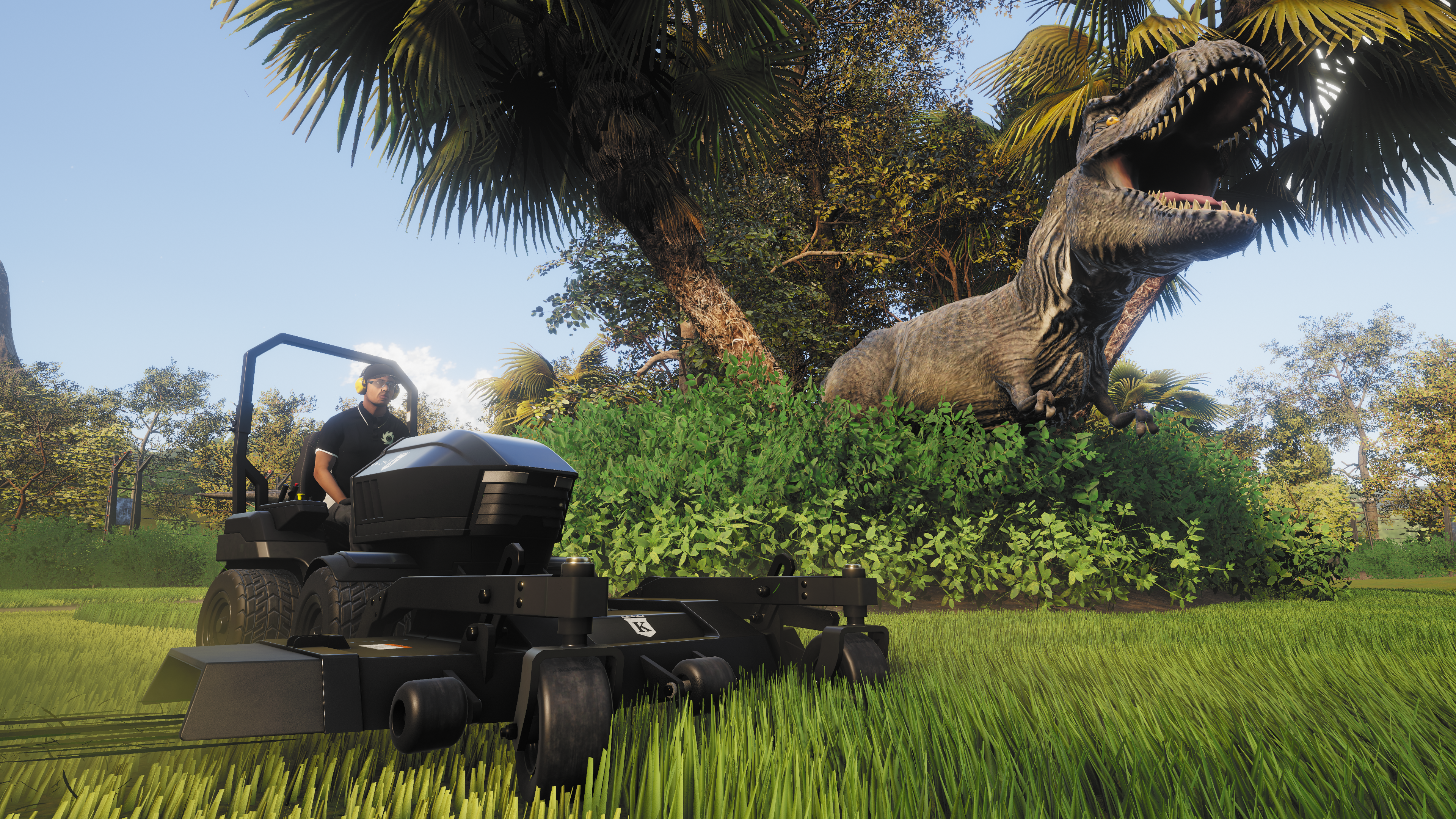 Lawn Mowing Simulator - Dino Safari