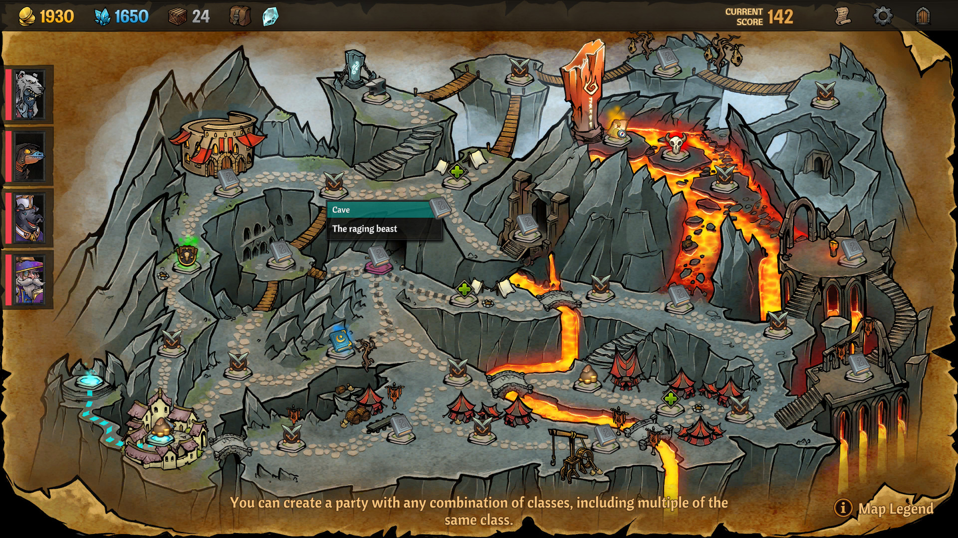 Across the Obelisk - Background 2