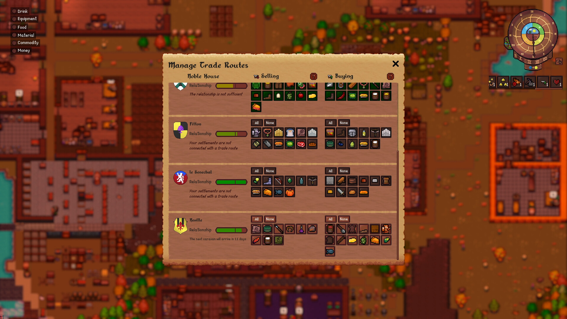 Lords and Villeins: The Great Houses