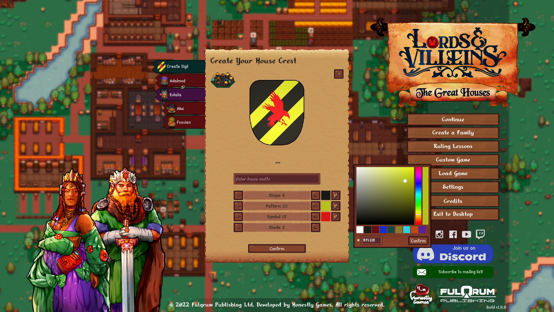 Lords and Villeins: The Great Houses