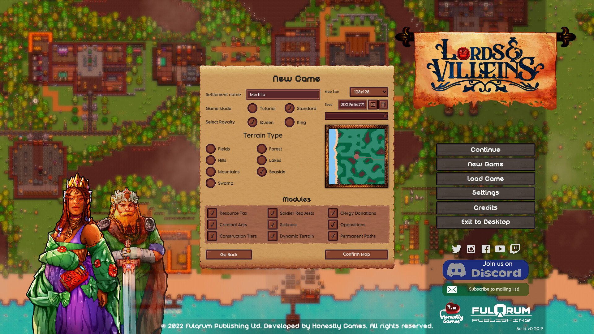 Lords and Villeins: The Great Houses Edition