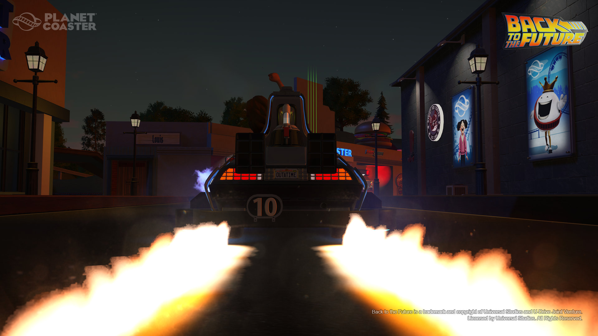 Planet Coaster - Back to the Future™ Time Machine Construction Kit