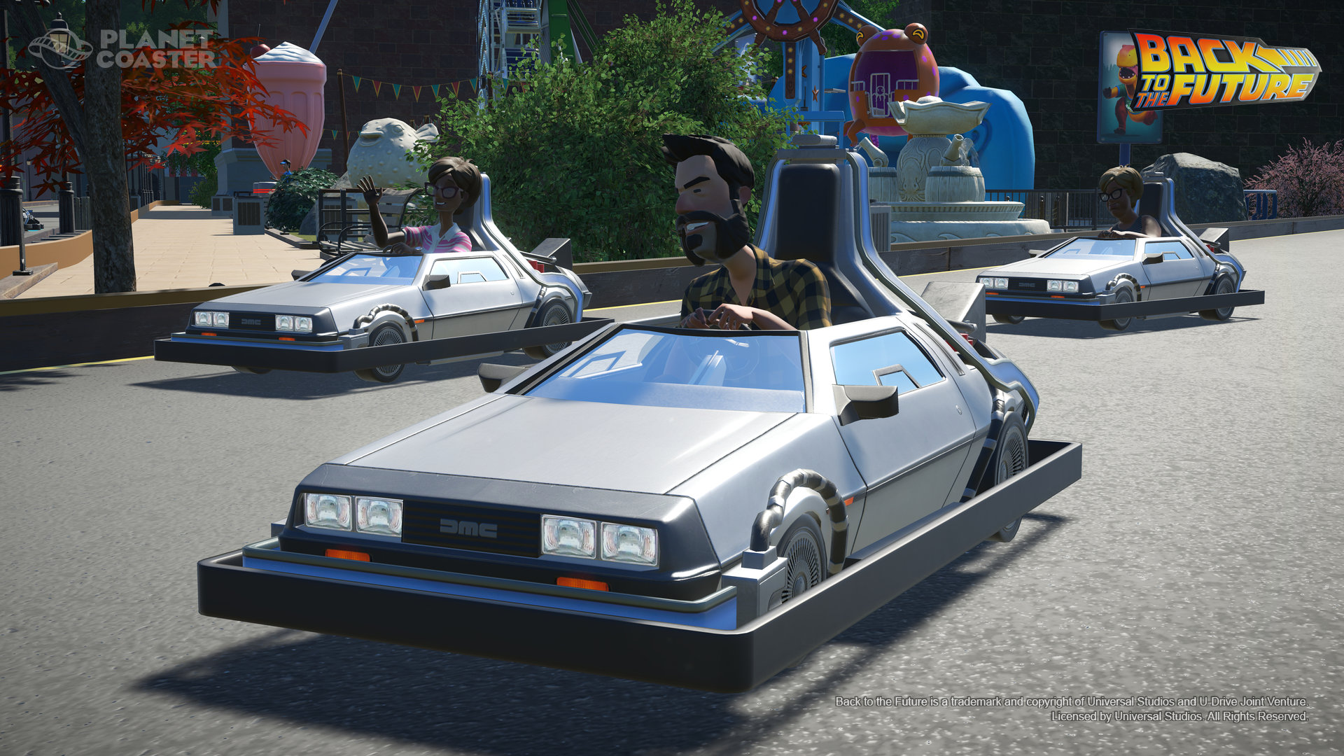 Planet Coaster - Back to the Future™ Time Machine Construction Kit