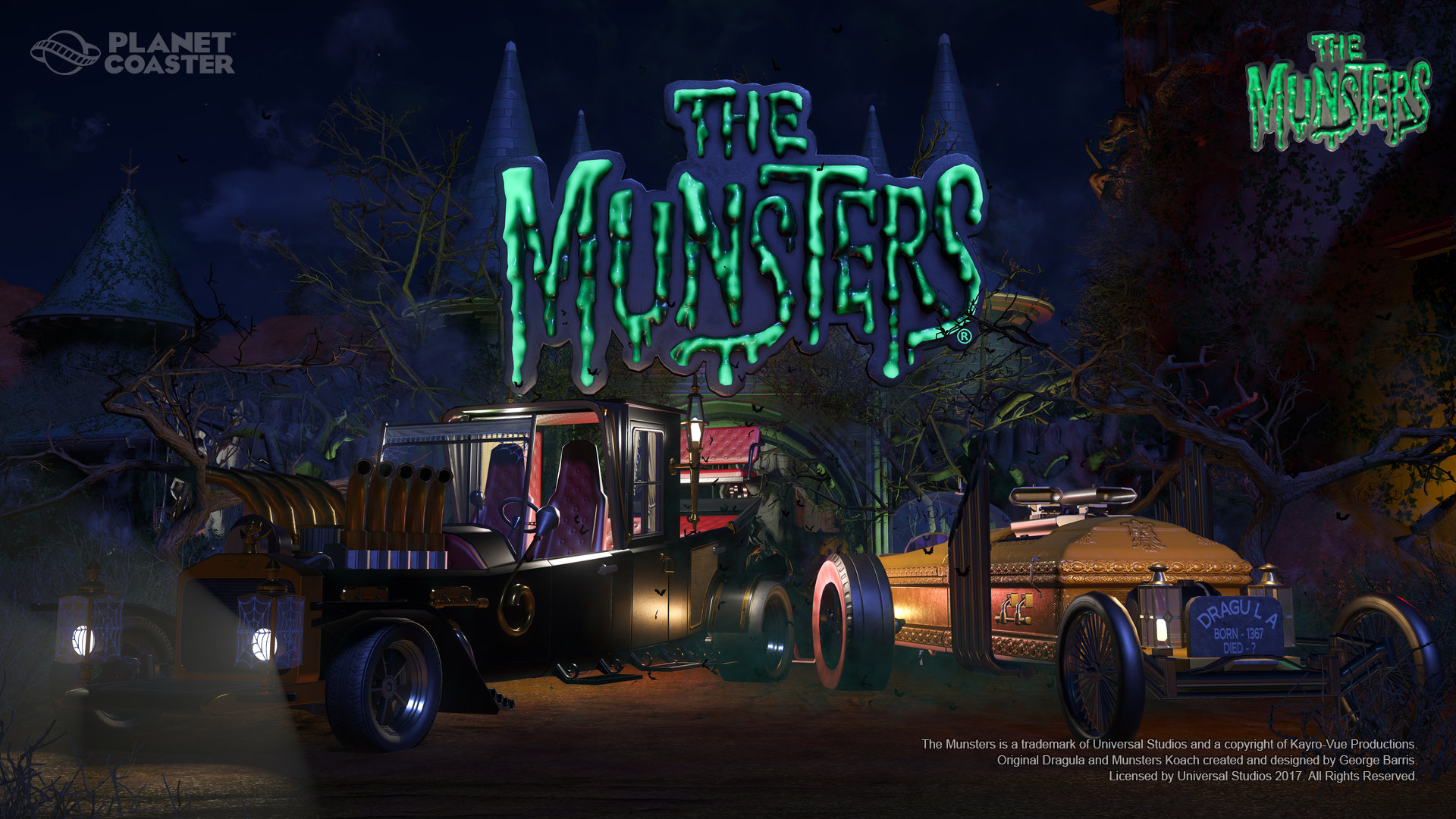 Planet Coaster - The Munsters® Munster Koach Construction Kit