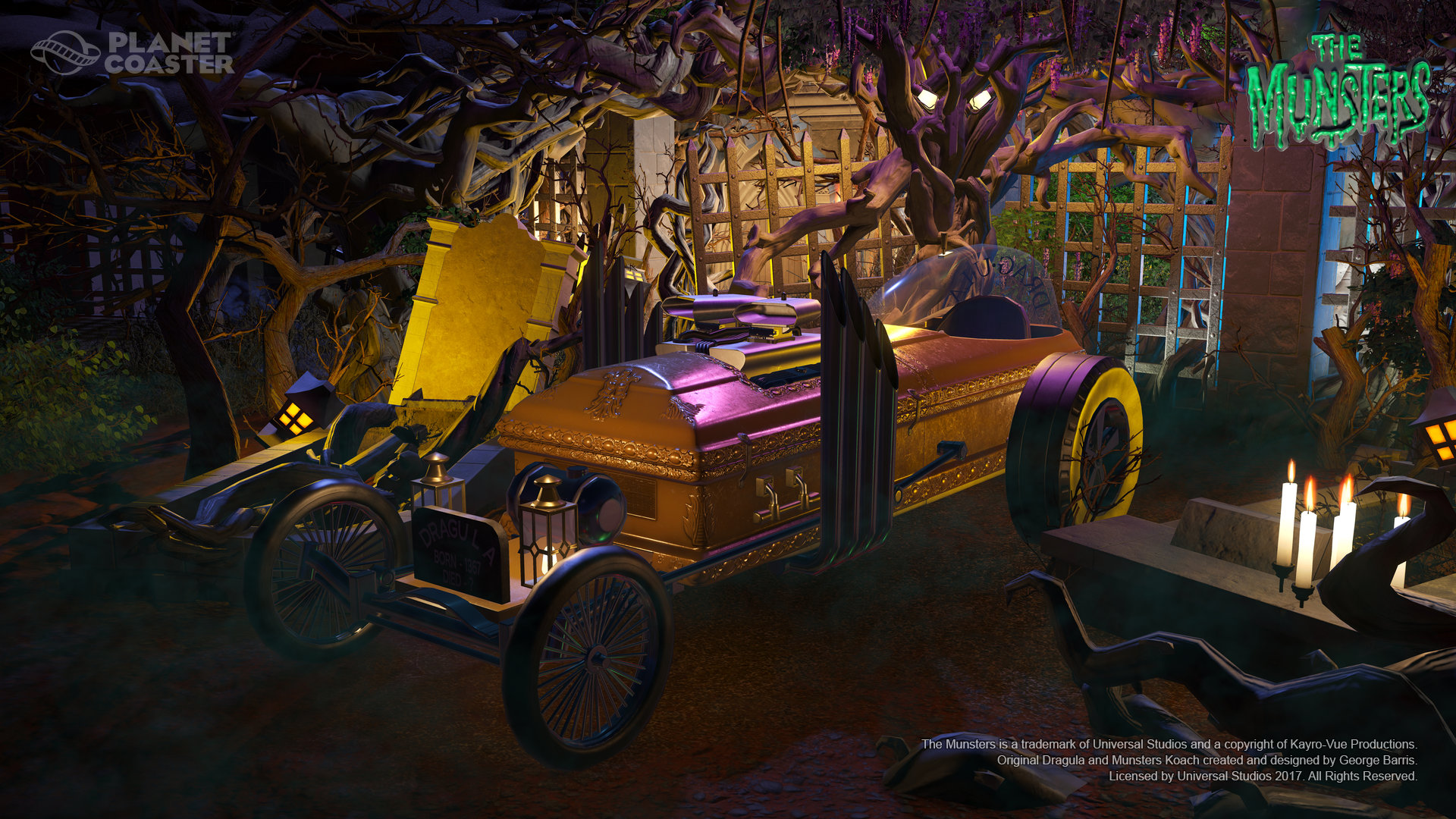 Planet Coaster - The Munsters® Munster Koach Construction Kit