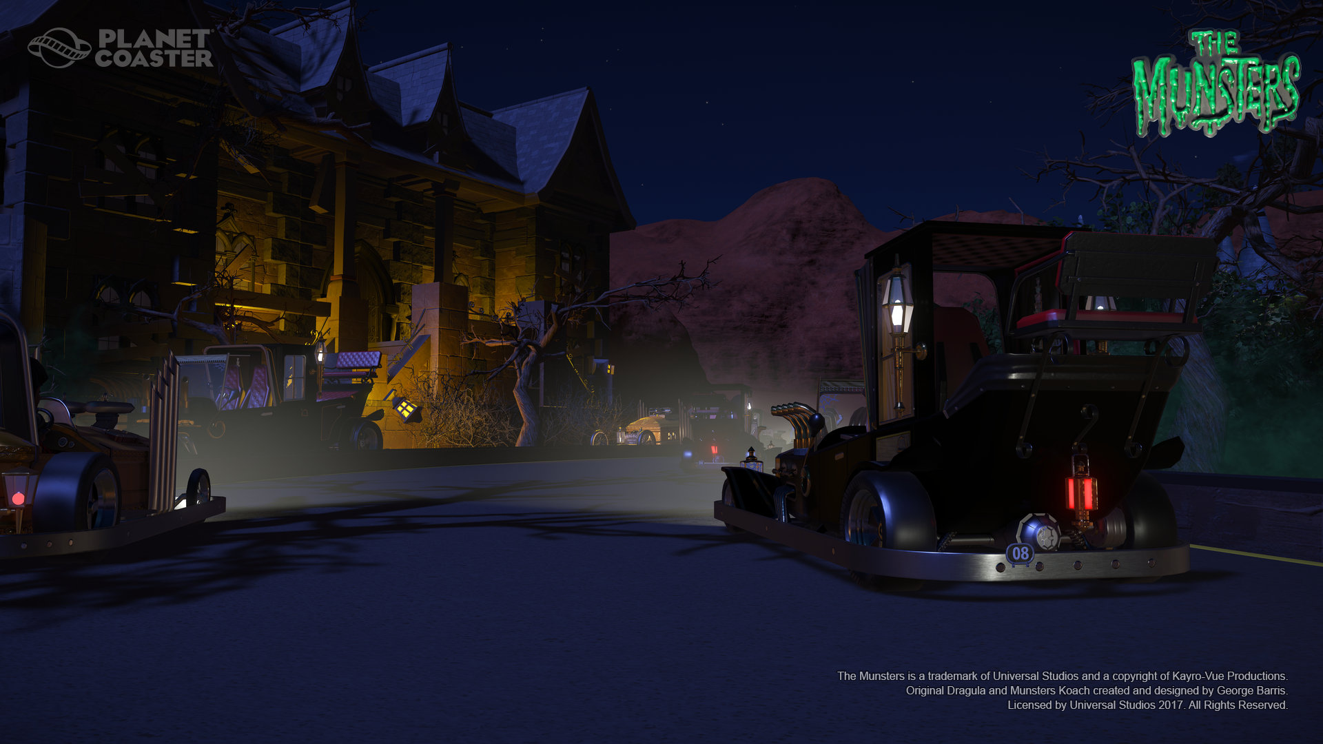 Planet Coaster - The Munsters® Munster Koach Construction Kit