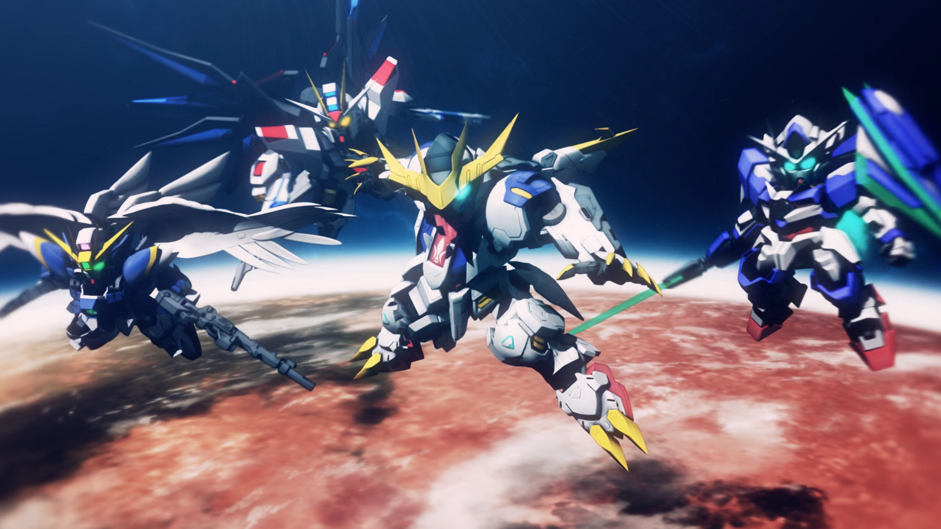 SD GUNDAM G GENERATION CROSS RAYS Platinum Edition - Background 1