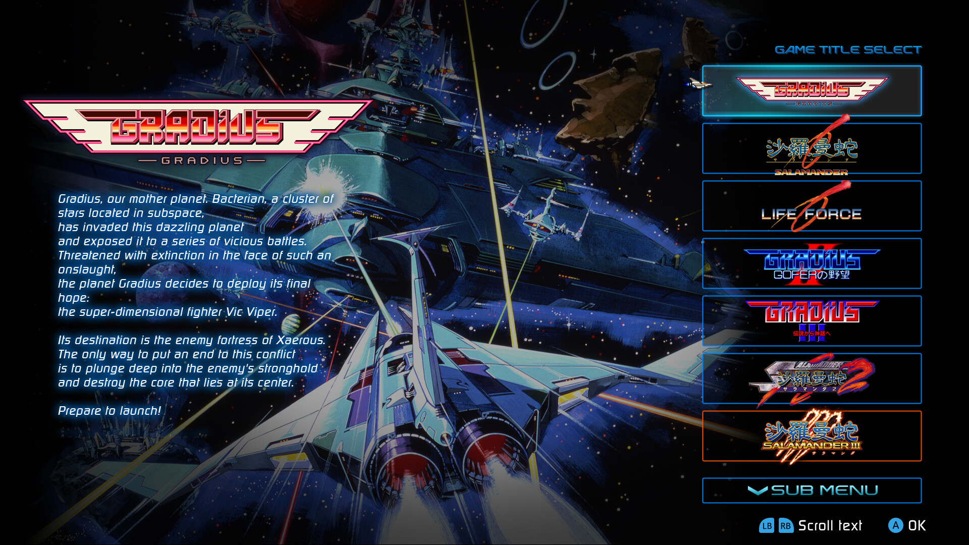 GRADIUS ORIGINS - Background 2
