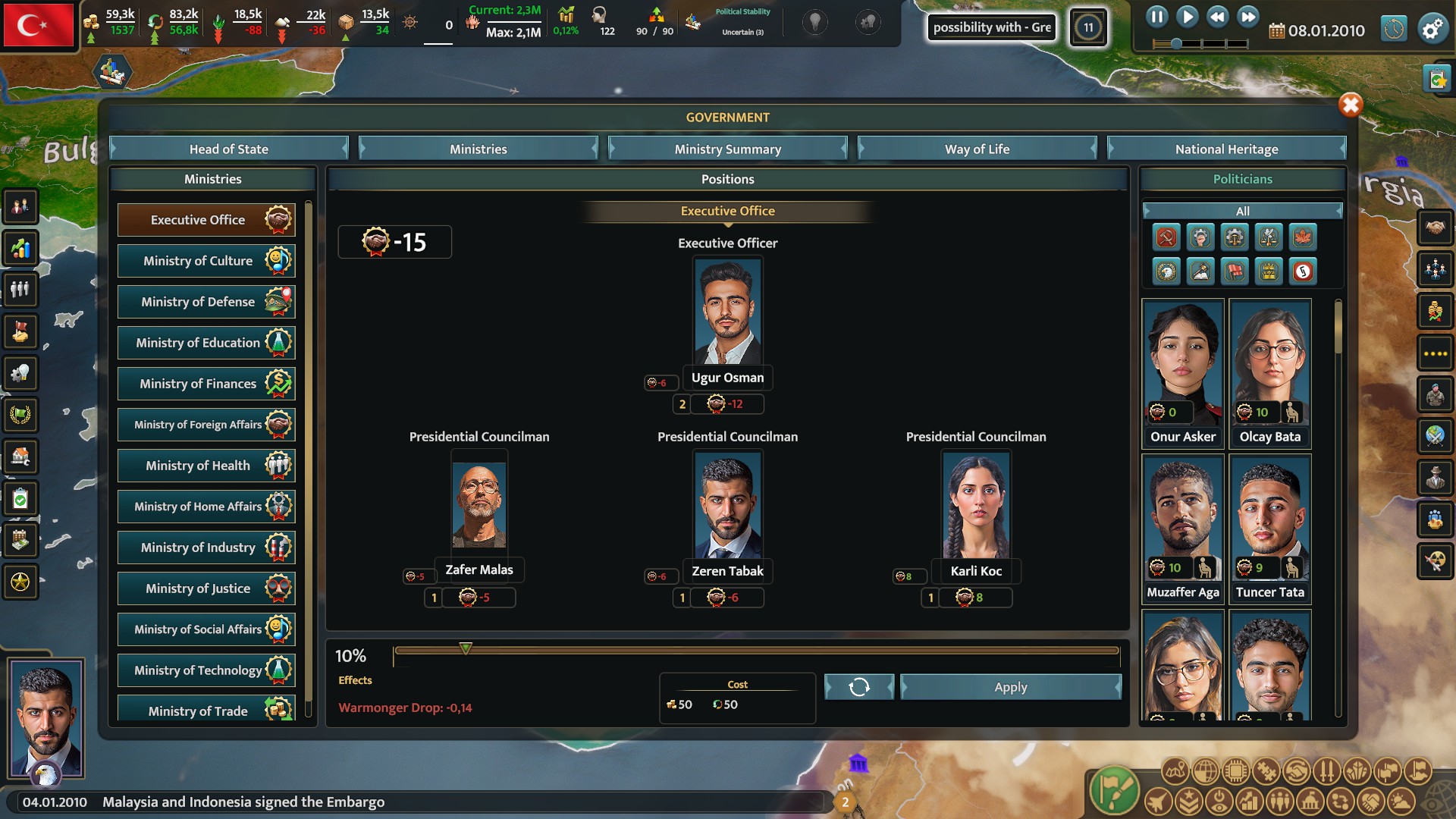 Realpolitiks 3: Earth and Beyond
