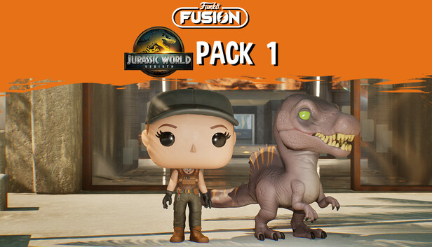 Funko Fusion - Jurassic World Rebirth Pack 1 - Zora Bennett and Spinosaurus