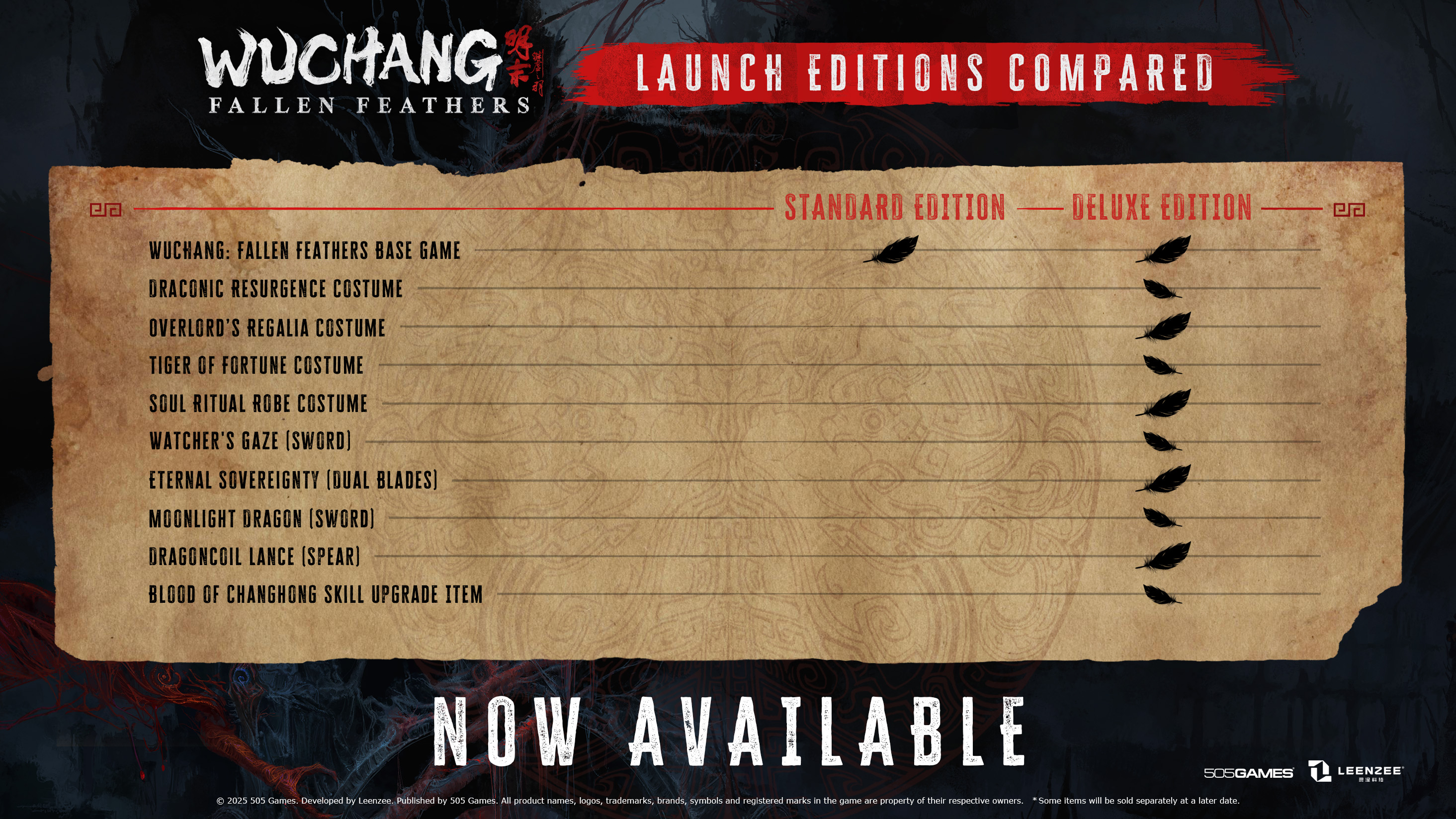 WUCHANG: Fallen Feathers Deluxe Edition
