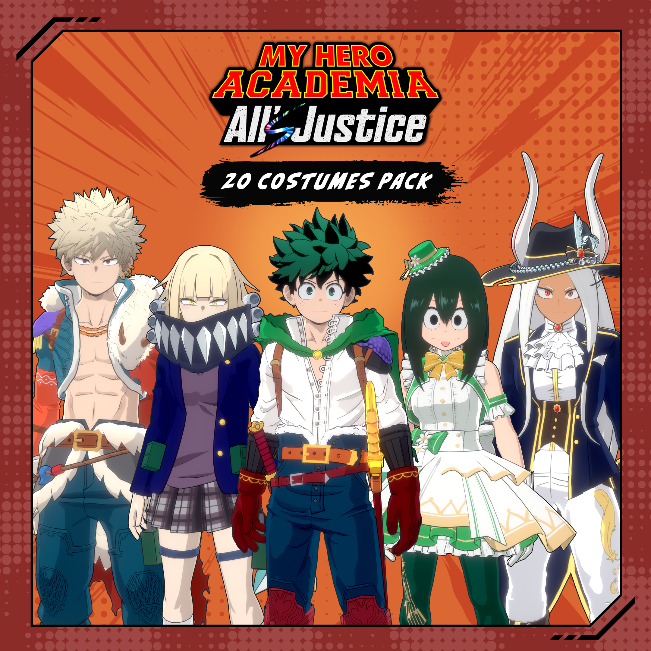 MY HERO ACADEMIA: All’s Justice - 20 Costumes Pack - Background 2