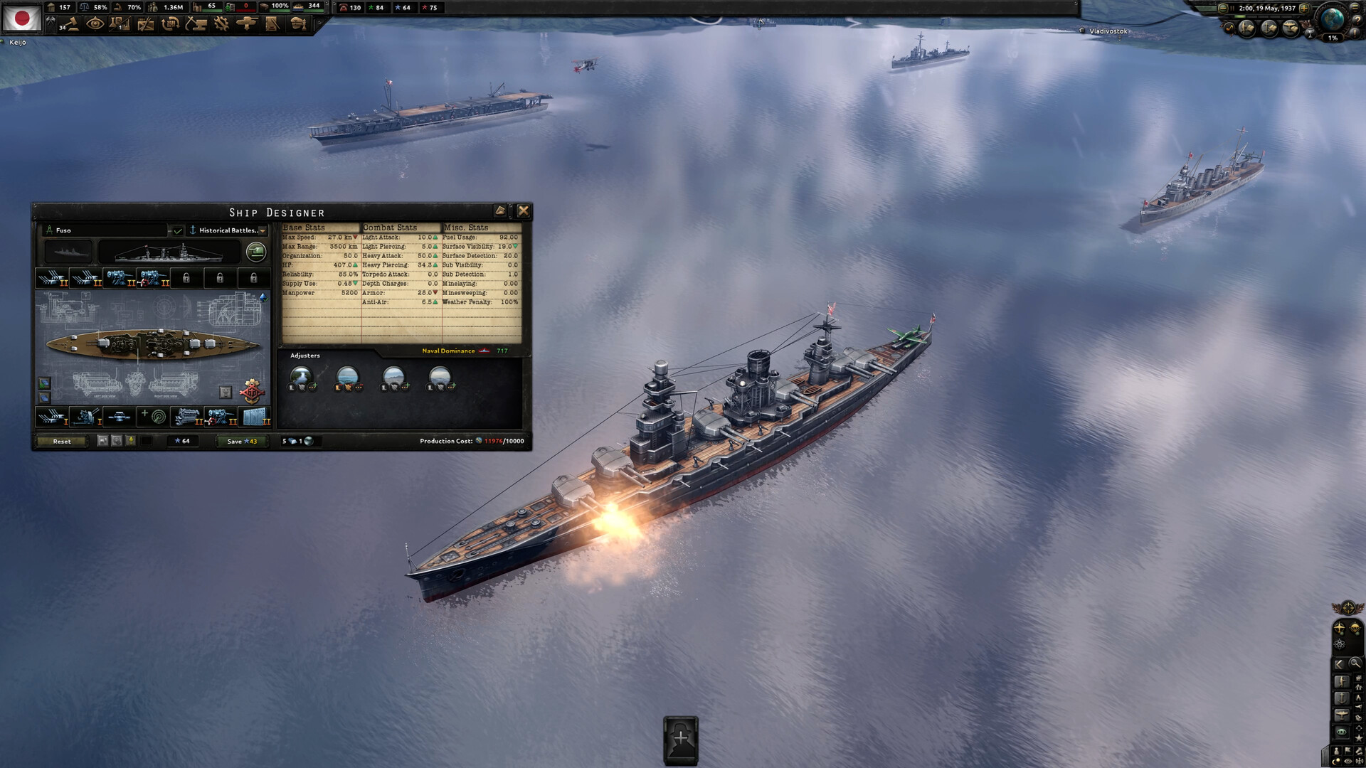 Hearts of Iron IV: Warships of the Pacific - Background 2