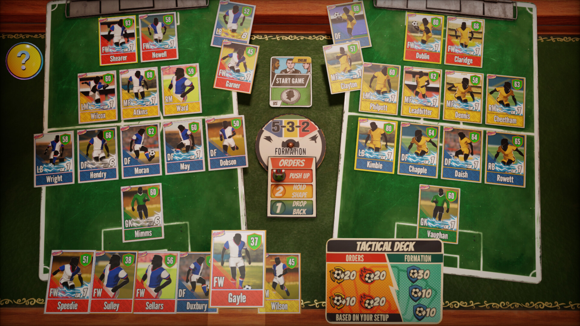 NUTMEG! A Nostalgic Deckbuilding Football Manager