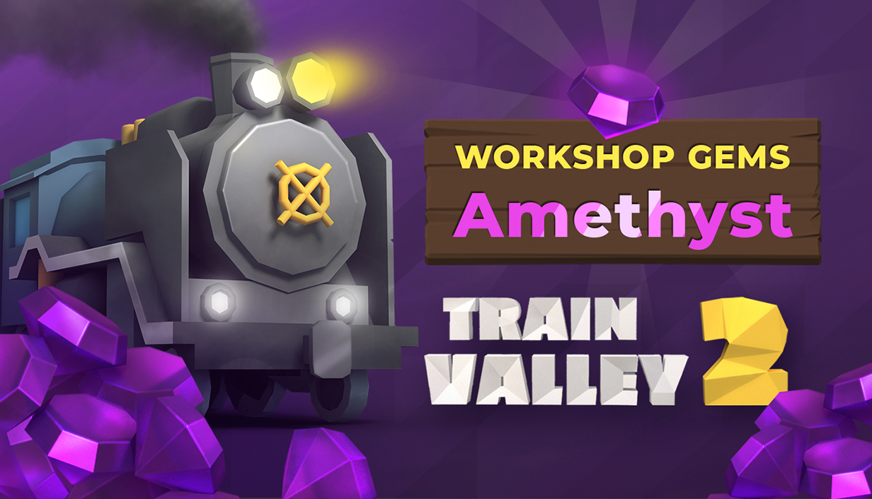 Train Valley 2: Workshop Gems - Amethyst