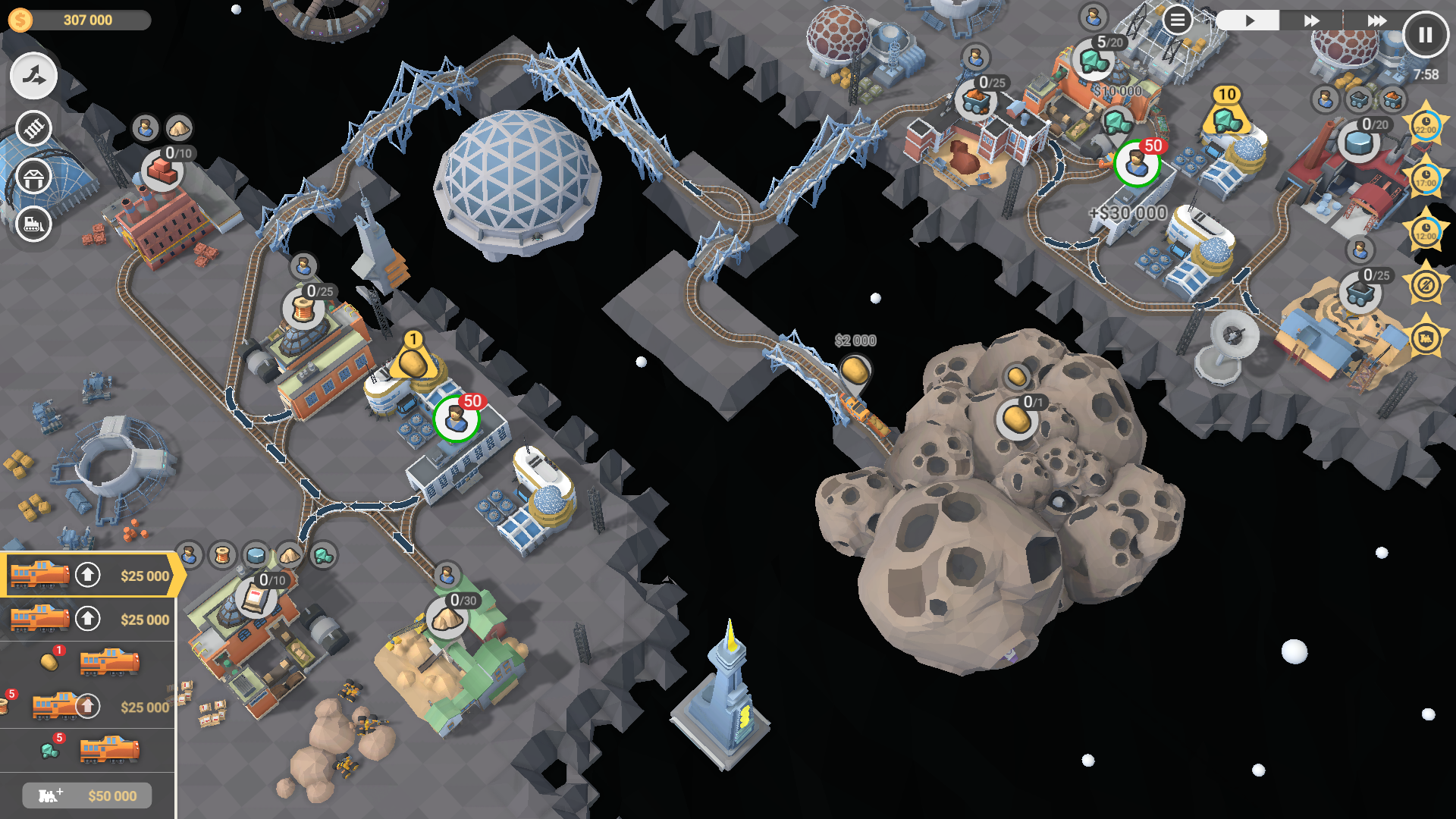 Train Valley 2: Workshop Gems - Amethyst