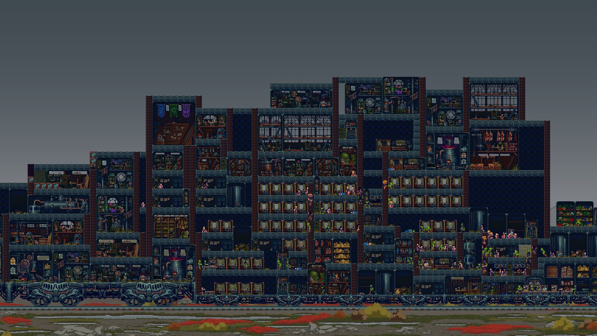 Steel Artery: Train City Builder
