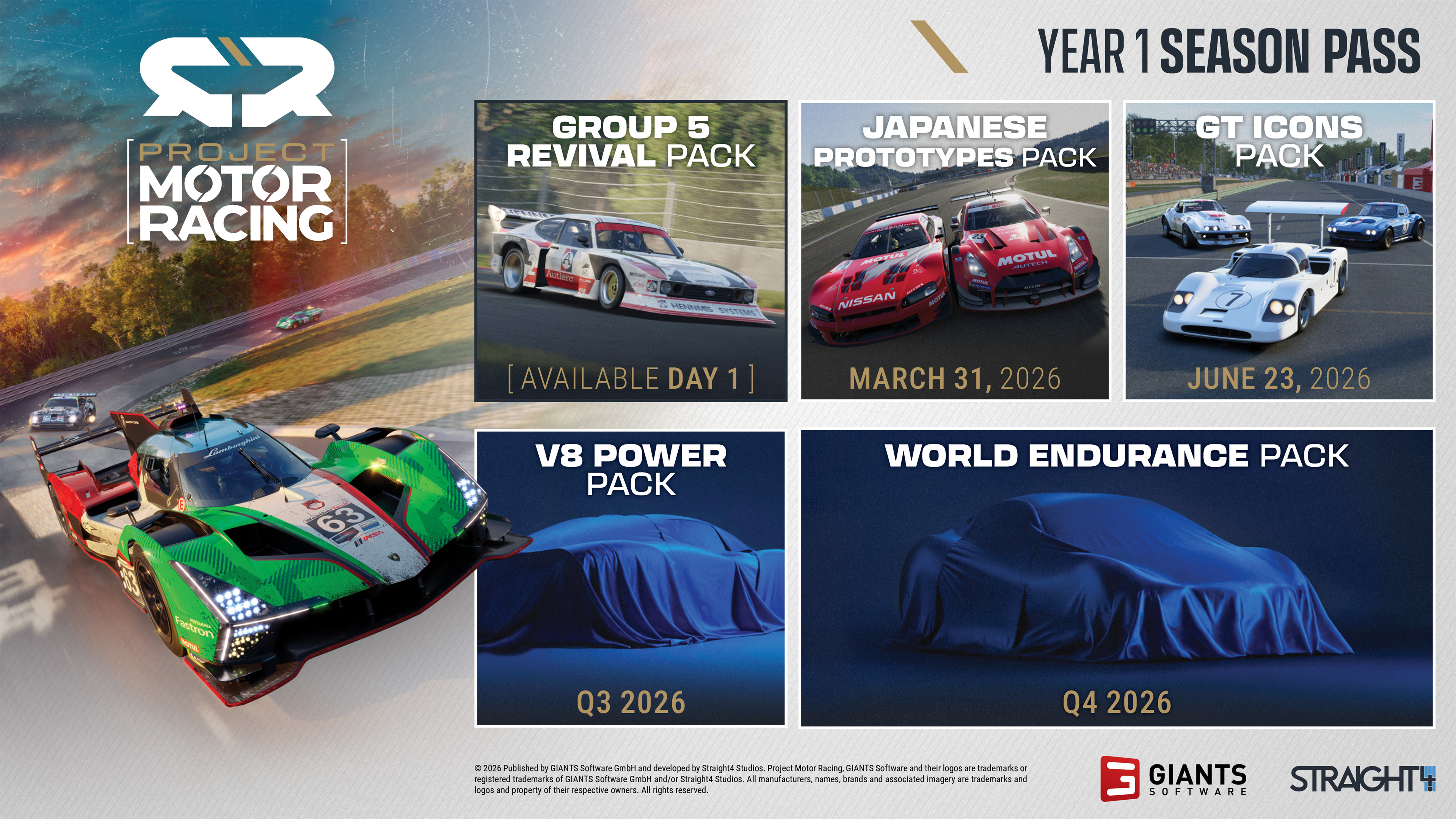 Project Motor Racing: Year 1 Season Pass