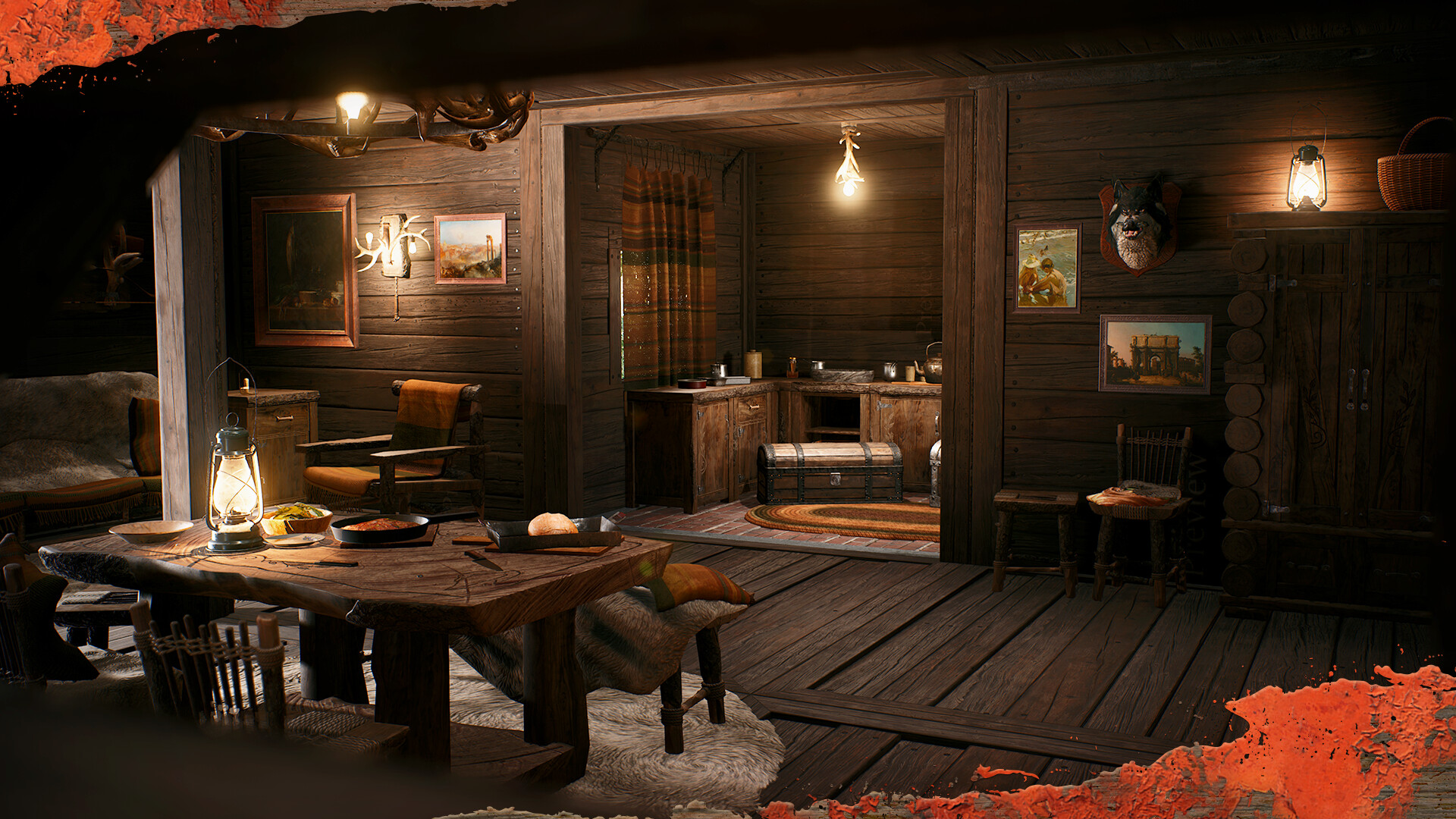 SCUM Woodland Furniture Pack
