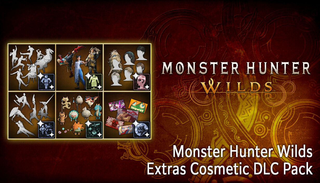 Monster Hunter Wilds Extras Cosmetic DLC Pack
